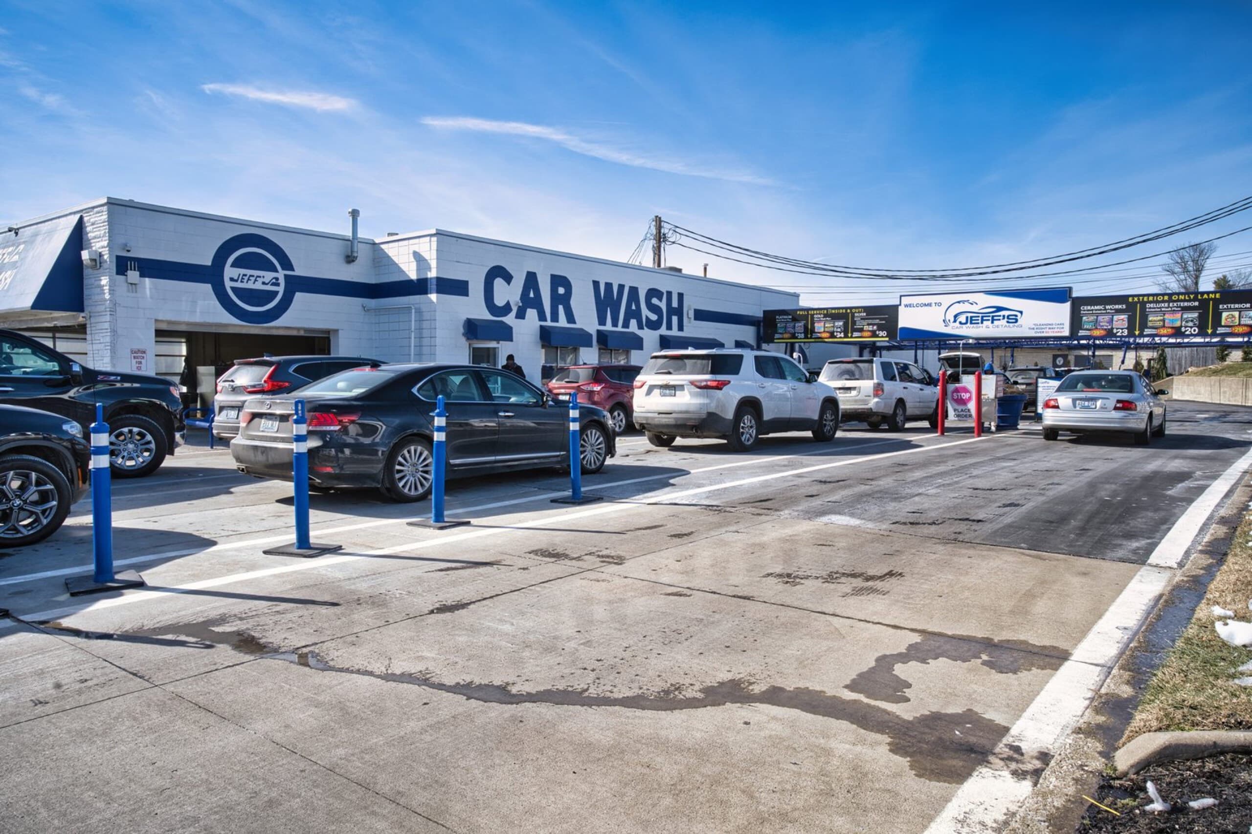 Jeff's Car Wash on Nicholasville Road in Lexington, KY